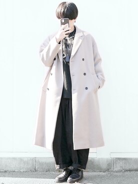 「Tabio（タビオ）のTabio MEN/ メンズ 太リブショートソックス（ソックス/靴下）」を使った、89さん（メンズ・168cm）の冬コーディネート