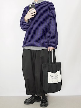「KLEMAN（クレマン）の＜KLEMAN＞ PADRE/シューズ（モカシン/デッキシューズ）」を使った、89さん（メンズ・168cm）の冬コーディネート