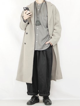 「NAOT」｜「アイテム（ジャケット/アウター）」を使った、89さん（メンズ・168cm）の冬コーディネート