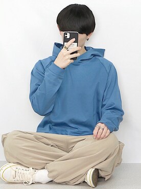 「Clut（クルト）のアイテム」を使った、89さん（メンズ・168cm）の冬コーディネート