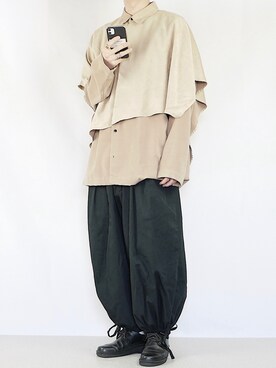 「N.HOOLYWOOD」｜「アイテム（その他）」を使った、89さん（メンズ・168cm）の春コーディネート