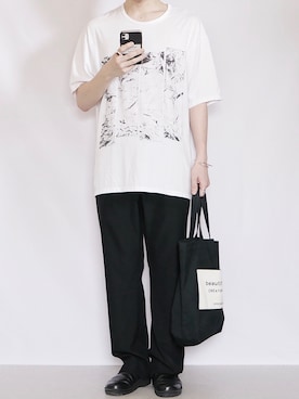「sunsea」｜「アイテム（その他）」を使った、89さん（メンズ・168cm）の夏コーディネート