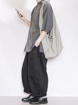 「Tabio（タビオ）のTabio MEN/ メンズ 太リブショートソックス（ソックス/靴下）」を使った、89さん（メンズ・168cm）の夏コーディネート