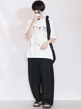 「トートバック」｜「アイテム（その他）」を使った、89さん（メンズ・168cm）の夏コーディネート
