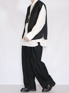 「秋のマイ旬スタイル」｜「アイテム（モカシン/デッキシューズ）」を使った、89さん（メンズ・168cm）の秋コーディネート