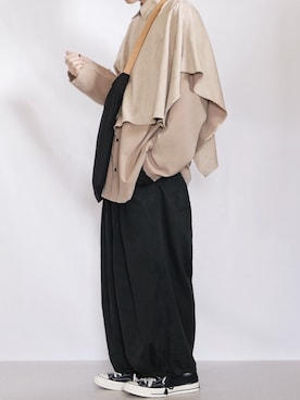 「N.HOOLYWOOD」｜「アイテム（その他）」を使った、89さん（メンズ・168cm）の秋コーディネート