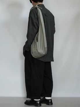 「KLEMAN（クレマン）の＜KLEMAN＞ PADRE/シューズ（モカシン/デッキシューズ）」を使った、89さん（メンズ・168cm）の冬コーディネート