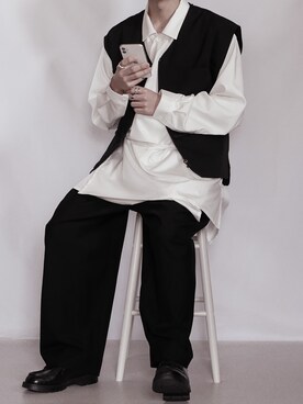 「KLEMAN（クレマン）の＜KLEMAN＞ PADRE/シューズ（モカシン/デッキシューズ）」を使った、89さん（メンズ・168cm）の冬コーディネート