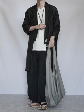 「yoko sakamoto（ヨーコサカモト）のアイテム（パンツ）」を使った、89さん（メンズ・168cm）の夏コーディネート