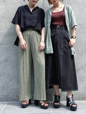 Naoさん(レディース・158cm)の夏コーディネート