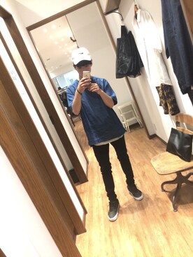 宏一郎さん（メンズ・168cm）の夏コーディネート