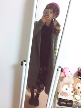 minamiさん（レディース・156cm）の冬コーディネート