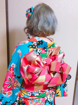 「髪飾り」｜N a t s u k i 🐰さん（レディース・157cm）の冬コーディネート