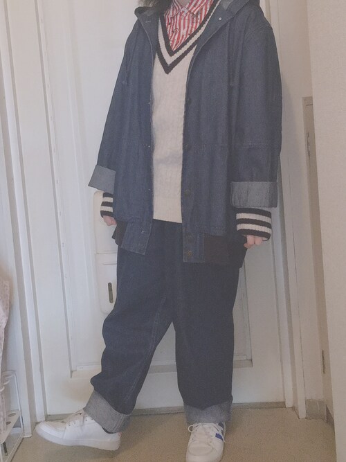 N a t s u k i 🐰使用「CHIHIRO YASUDA（【CHIHIRO YASUDA】デニムジャケット）」的時尚穿搭