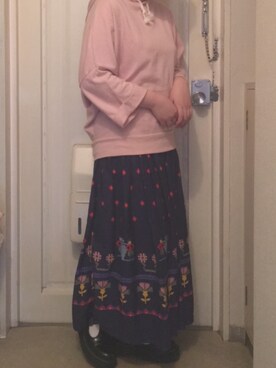 「CLOSE-UP（クローズアップ）のアイテム（トップス）」を使った、N a t s u k i 🐰さん（レディース・157cm）の夏コーディネート