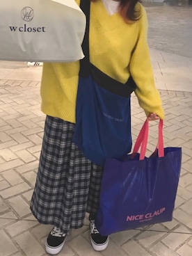 「nice claup」｜「アイテム（その他）」を使った、N a t s u k i 🐰さん（レディース・157cm）の秋コーディネート