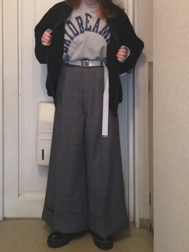 「w closet」｜「アイテム（その他）」を使った、N a t s u k i 🐰さん（レディース・157cm）の秋コーディネート