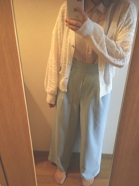「AS KNOW AS」｜「アイテム（パンツ）」を使った、N a t s u k i 🐰さん（レディース・157cm）の夏コーディネート