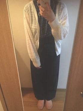 「AS KNOW AS」｜「アイテム（パンツ）」を使った、N a t s u k i 🐰さん（レディース・157cm）の秋コーディネート