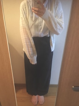 「AS KNOW AS」｜「アイテム（パンツ）」を使った、N a t s u k i 🐰さん（レディース・157cm）の秋コーディネート