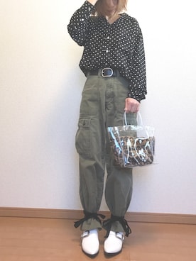「アイテム（ブーティ）」を使った、kii610さん（レディース・161cm・40代）の春コーディネート