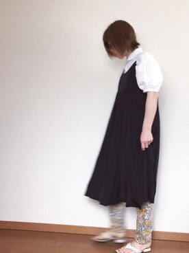 「バルーンスリーブ」｜kii610さん（レディース・161cm）の夏コーディネート