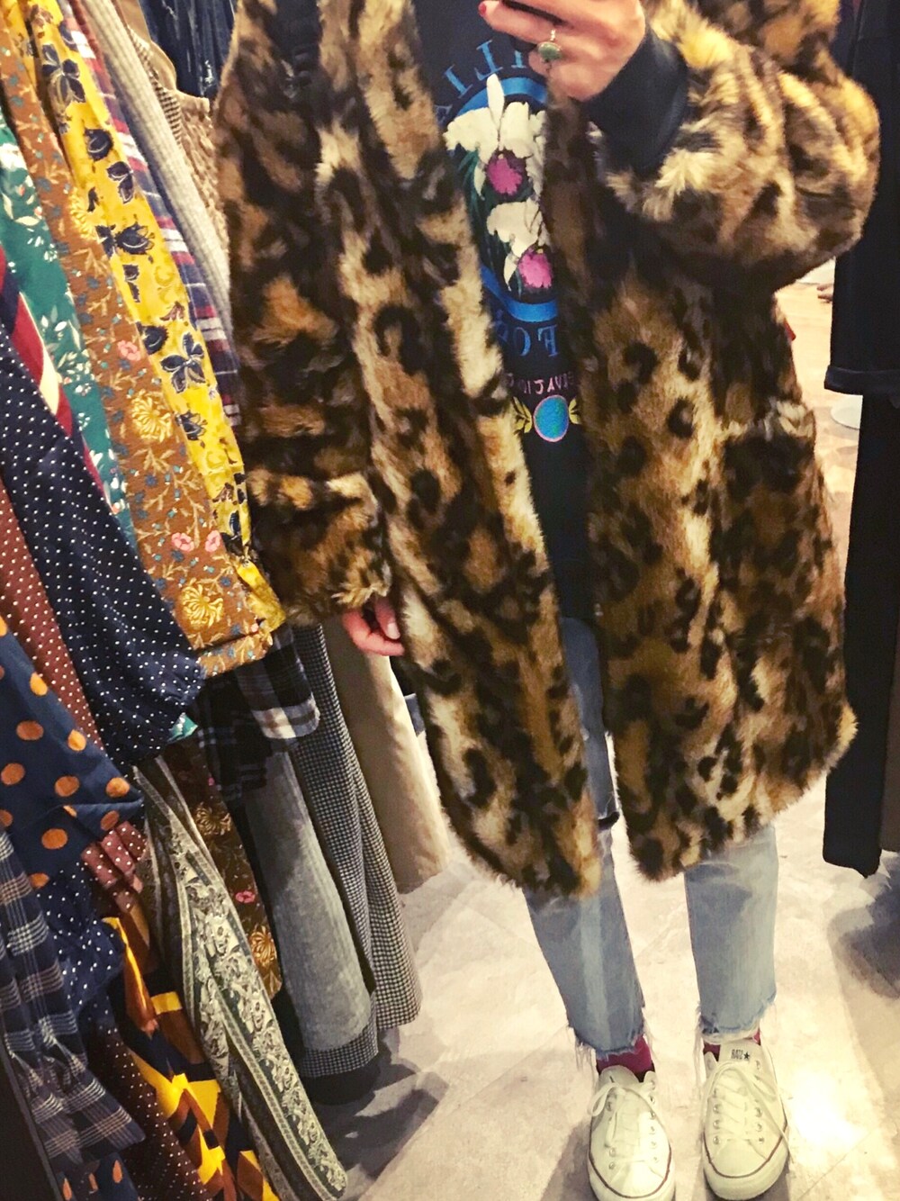 JEANASIS（ジーナシス）の「ノーカラーファーコート（）」 - WEAR