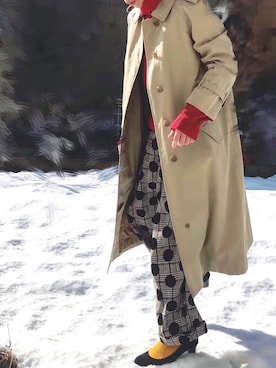 「プチプラミックス」｜kii610さん（レディース・161cm）の冬コーディネート