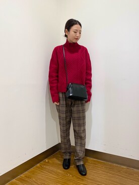 suzukoさん(レディース・152cm)の冬コーディネート