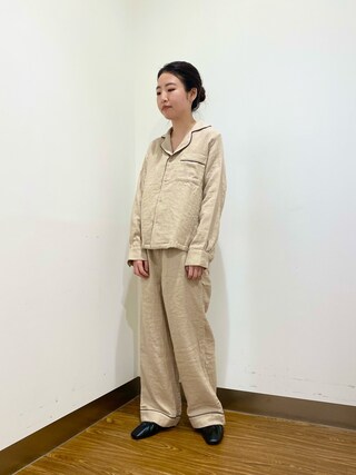 suzuko使用「URBAN RESEARCH（URBAN RESEARCH×UCHINO　&Premiumマシュマロガーゼパジャマ）」的時尚穿搭