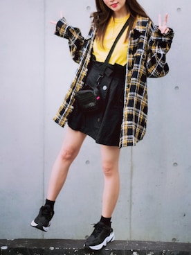 「Mila Owen」｜「アイテム（その他アウター）」を使った、anamisahoさん（レディース・156cm）の春コーディネート
