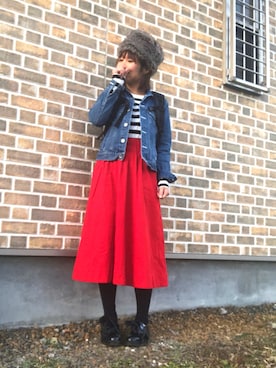 「IRONY（アイロニー）のアイテム」を使った、♡、。・S♡、。・:*:・さん（レディース・159cm）の冬コーディネート