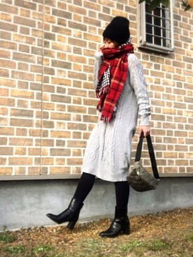♡、。・S♡、。・:*:・さん（レディース・159cm）の冬コーディネート