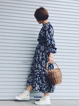 「GRL（グレイル）のアイテム（ピアス（両耳用））」を使った、♡、。・S♡、。・:*:・さん（レディース・159cm）の春コーディネート