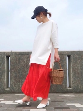 「EMODA（エモダ）のアイテム（ピアス（両耳用））」を使った、♡、。・S♡、。・:*:・さん（レディース・159cm）の春コーディネート