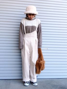 ♡、。・S♡、。・:*:・さん（レディース・159cm）の冬コーディネート