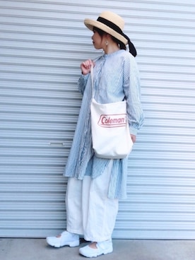「ap retro（アプレトロ）のアイテム（帽子）」を使った、♡、。・S♡、。・:*:・さん（レディース・159cm）の春コーディネート