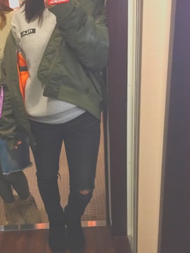 「EMU Australia（エミューオーストラリア）のPaterson Classic Mini（ブーツ）」を使った、Ｌｉｓａさん（レディース・153cm）の冬コーディネート