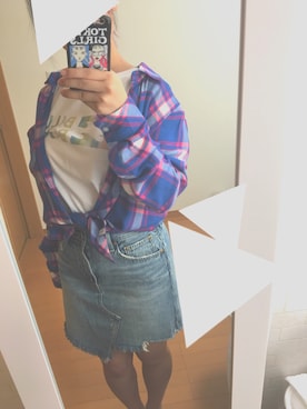 「Rails（レイルズ）のアイテム（トップス）」を使った、Ｌｉｓａさん（レディース・153cm）の春コーディネート