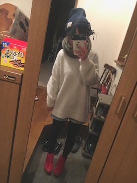 「アイテム（スマホケース/カバー、ホワイト系）」を使った、a＊さん（レディース・153cm）の春コーディネート