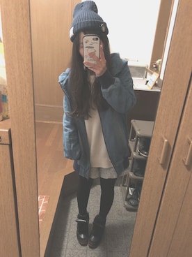 a*さん(レディース・151cm)の冬コーディネート