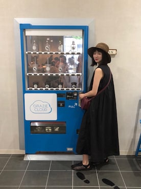 「FIG&VIPER（フィグアンドバイパー）のアイテム（バッグ）」を使った、ぱるこさん（レディース・163cm）の夏コーディネート