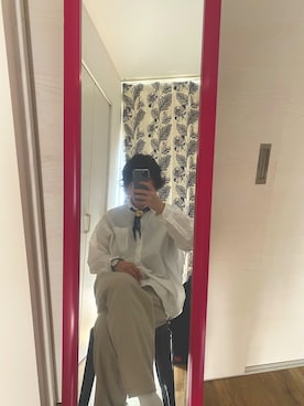 「MASTER&Co（マスターアンドコー）のアイテム（ファッション雑貨）」を使った、👀さん（メンズ・172cm）の春コーディネート