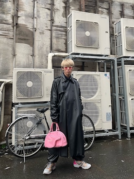 「VERYNERD（ベリーナード）のアイテム」を使った、Kazumaさん（メンズ・172cm）の冬コーディネート