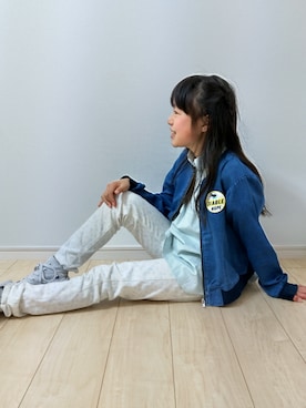 「DIABLE（ディアブル）のアイテム」を使った、ayuさん（キッズ・138cm）の春コーディネート
