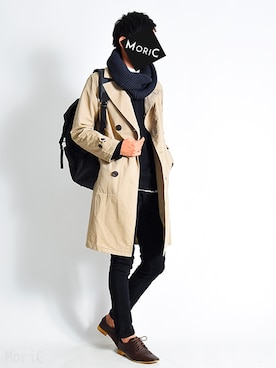 「 キレイめ」｜MoriCさん（メンズ・181cm）の冬コーディネート