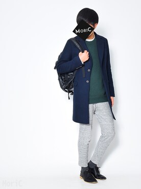 MoriCさん（メンズ・181cm）の冬コーディネート