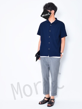 MoriCさん(メンズ・181cm)の夏コーディネート