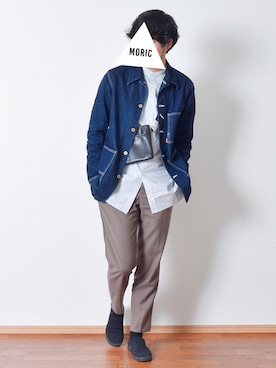 MoriCさん（メンズ・181cm）の春コーディネート