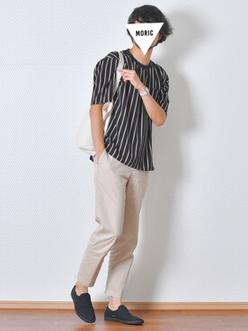 MoriCさん（メンズ・181cm）の夏コーディネート
